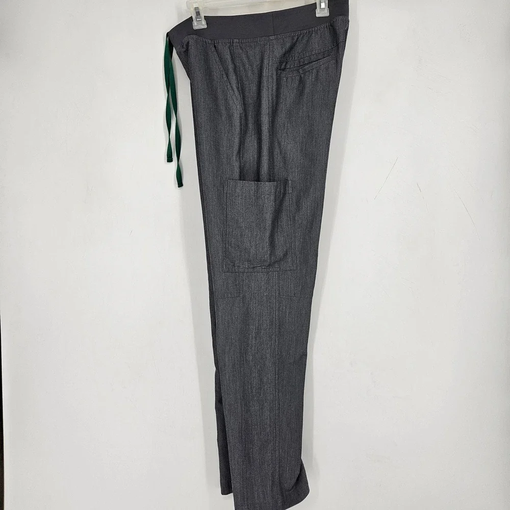 Figs Scrub Pants Mens Medium Nurses Healthcare Uniforms Graphite Gray Axim